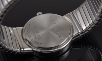 Bulgari Lady's Stainless Steel Tubogas Bangle Braclet Watch