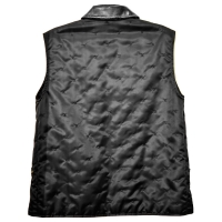 Fabulous MCM Microfiber, Leather and Silk Vest with Matching Scarf